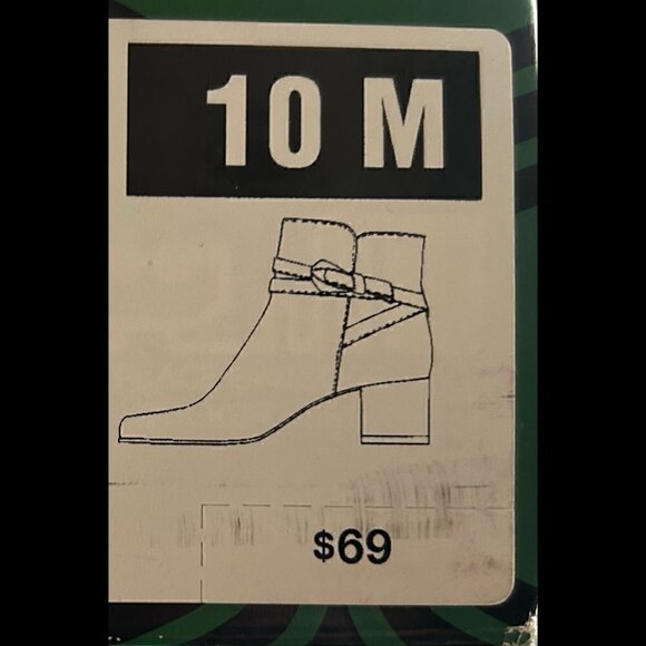 East 5th Women's Taupe Elyse Ankle Booties, Size 10 M - Picture 5 of 5